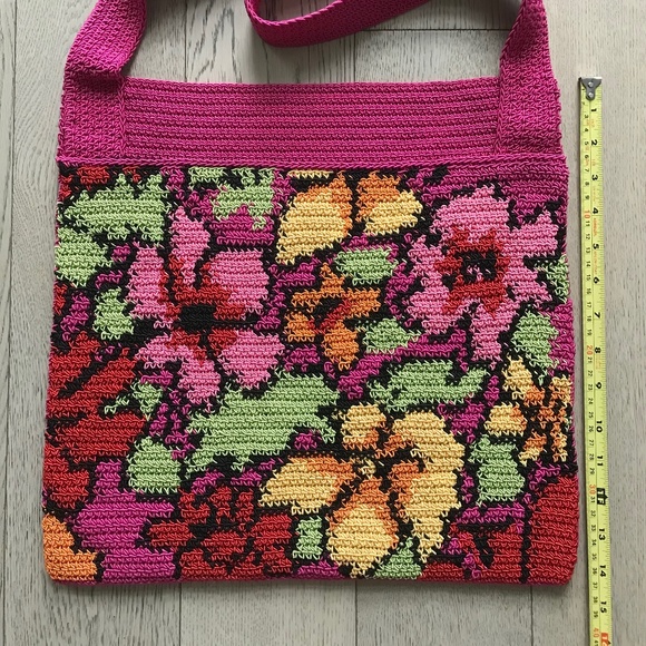 Lorenza Gandaglia "SOLEA" Handwoven Crossbody Messenger Bag - Picture 3 of 7